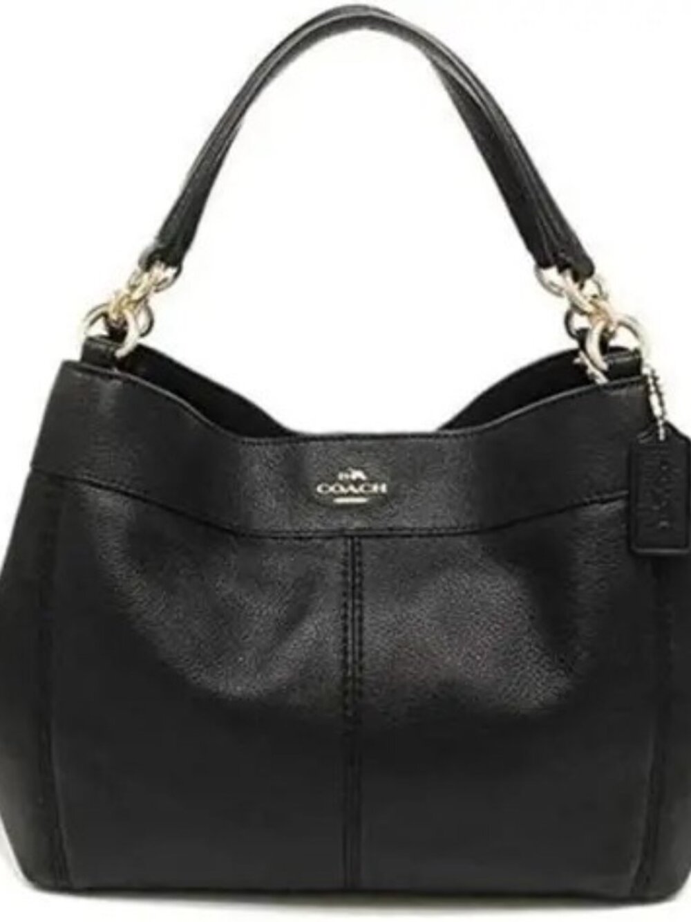 Euc Coach Lexy Black Leather Shoulder Bag Purse